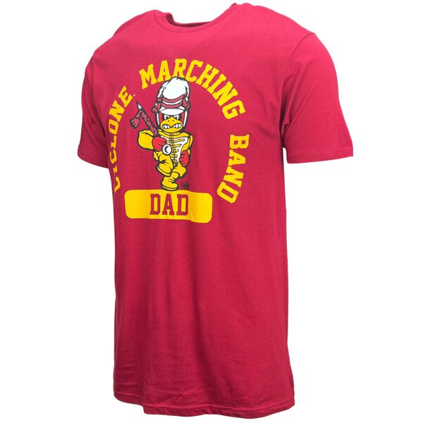 CI Sport 2024 Cyclone Marching Band Dad Cardinal Short Sleeve T-Shirt